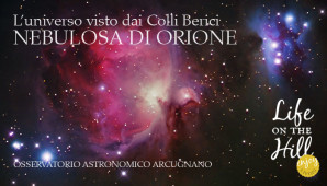 La nebulosa di Orione vista dai Colli Berici